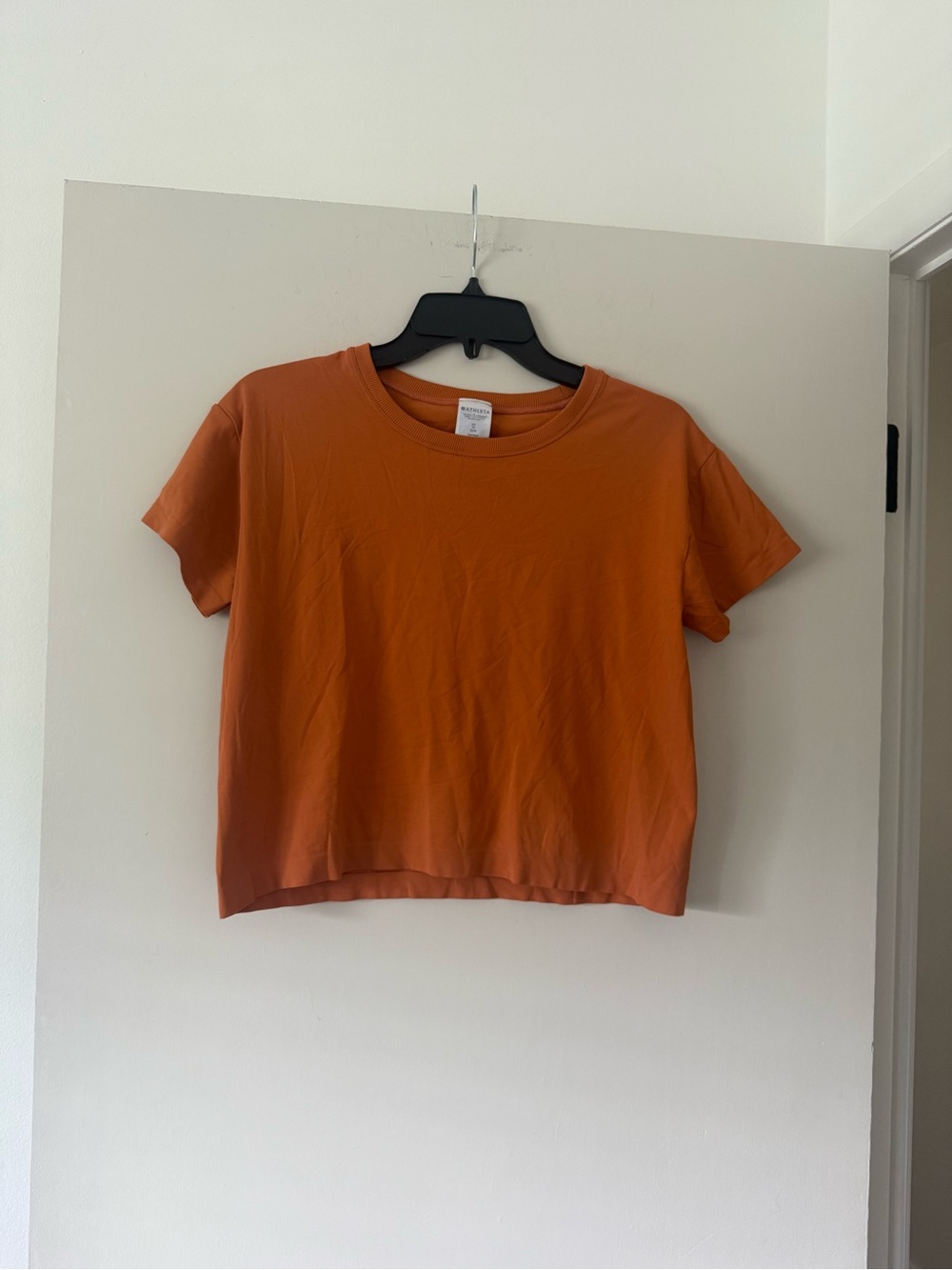 Athleta Women's Crewneck Short Sleeve Tee - Burnt Orange